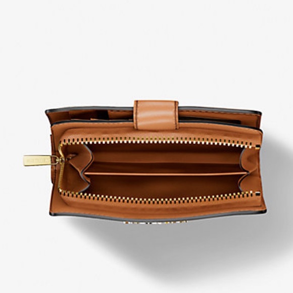 Michael Kors Jet Set Medium Two-Tone Logo Wallet - Picture 4 of 4